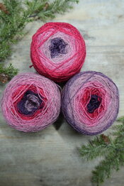 TGWTH & Aade - fingering verloop - Fuchsia