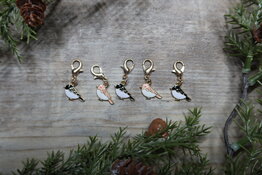 Steekmarkeerders - vogeltjes - 5 stuks