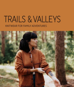 Laine books - Trails and Valleys: Knitwear for family adventures  (hardcover)