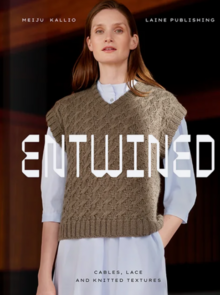 Laine books - Entwined - cables, lace and knitted textures
